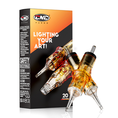 comprar CNC Fuego Aço inoxidável Round Shader Agulhas de tatuagem de uso único Agulha de tatuagem Magnum Fabricação em linha