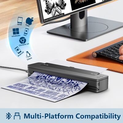 comprar CNC T106 P8011 máquina de estêncil de tatuagem P8008 melhorando melhor impressora térmica de tatuagem Fabricação em linha