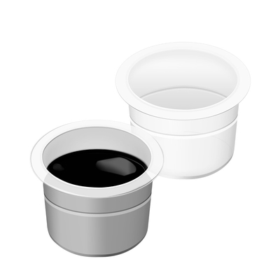 Copas de tinta de tatuagem de plástico descartáveis
