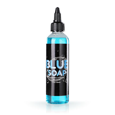 Sabão azul para tatuagem 120ml 4OZ Sabão de espuma para tatuagem para desinfecção