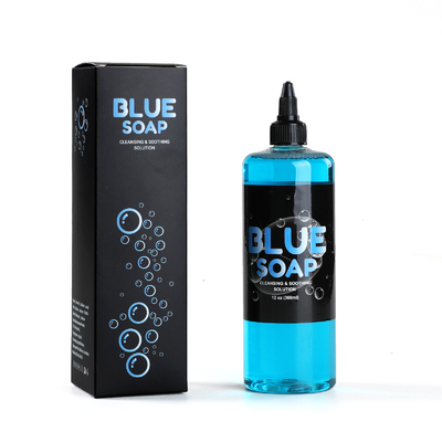 12oz Sabão de espuma para tatuagem Sabão azul para pós-tatuação