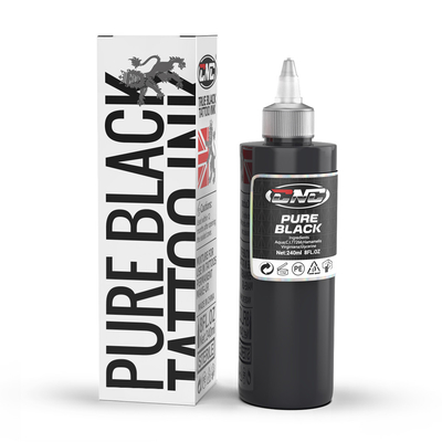 240ML Tinta Profissional de Tatuagem Preta Tinta de Tatuagem de Cor Para Tatuagem
